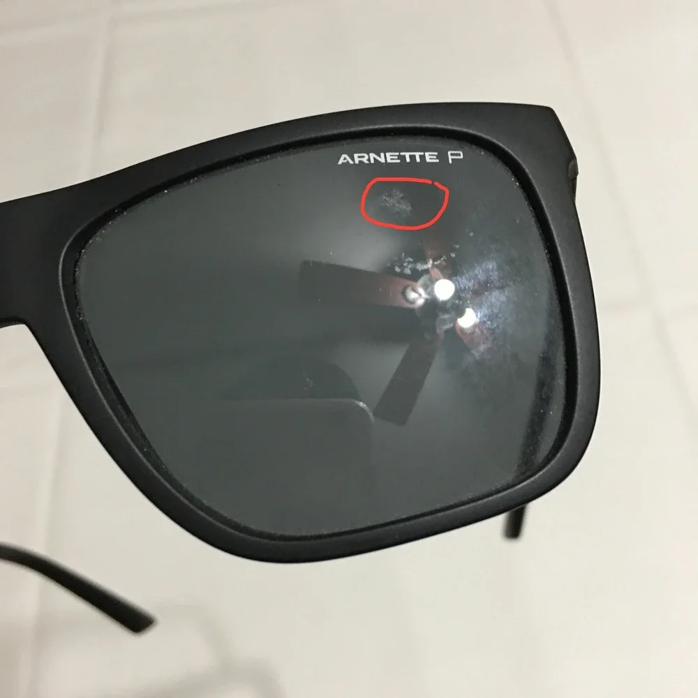 Arnette Chapinero 4261-01/81 Matte Black Frame Polarized Grey Lens Sunglasses